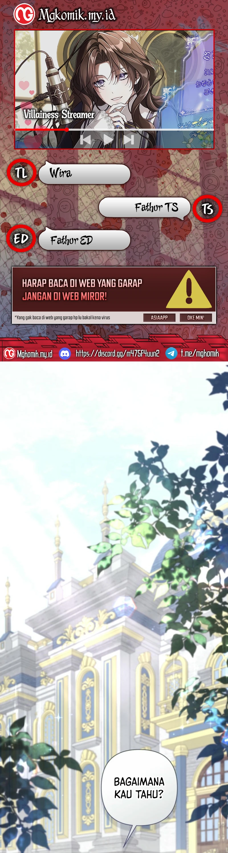 Baca Villainess Streamer - Chapter 12 halaman 1