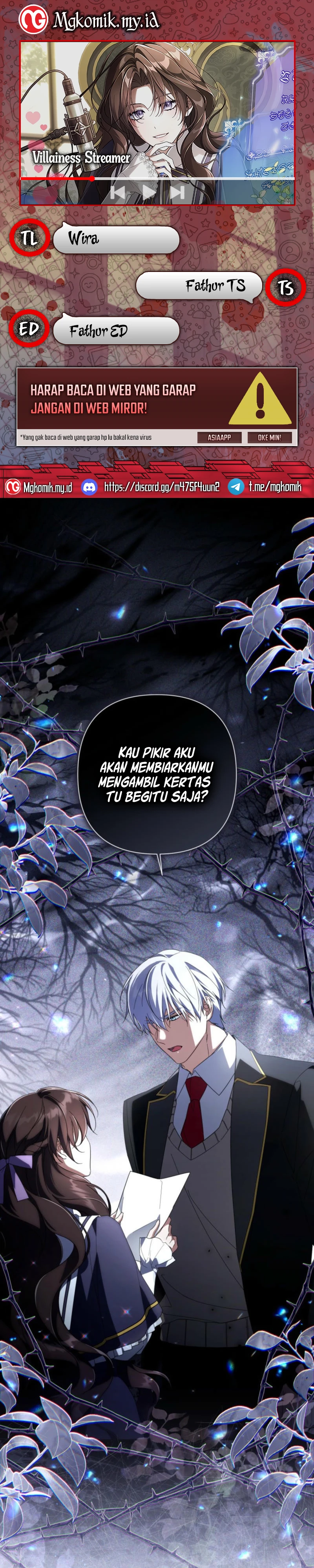 Baca Villainess Streamer - Chapter 24 halaman 1