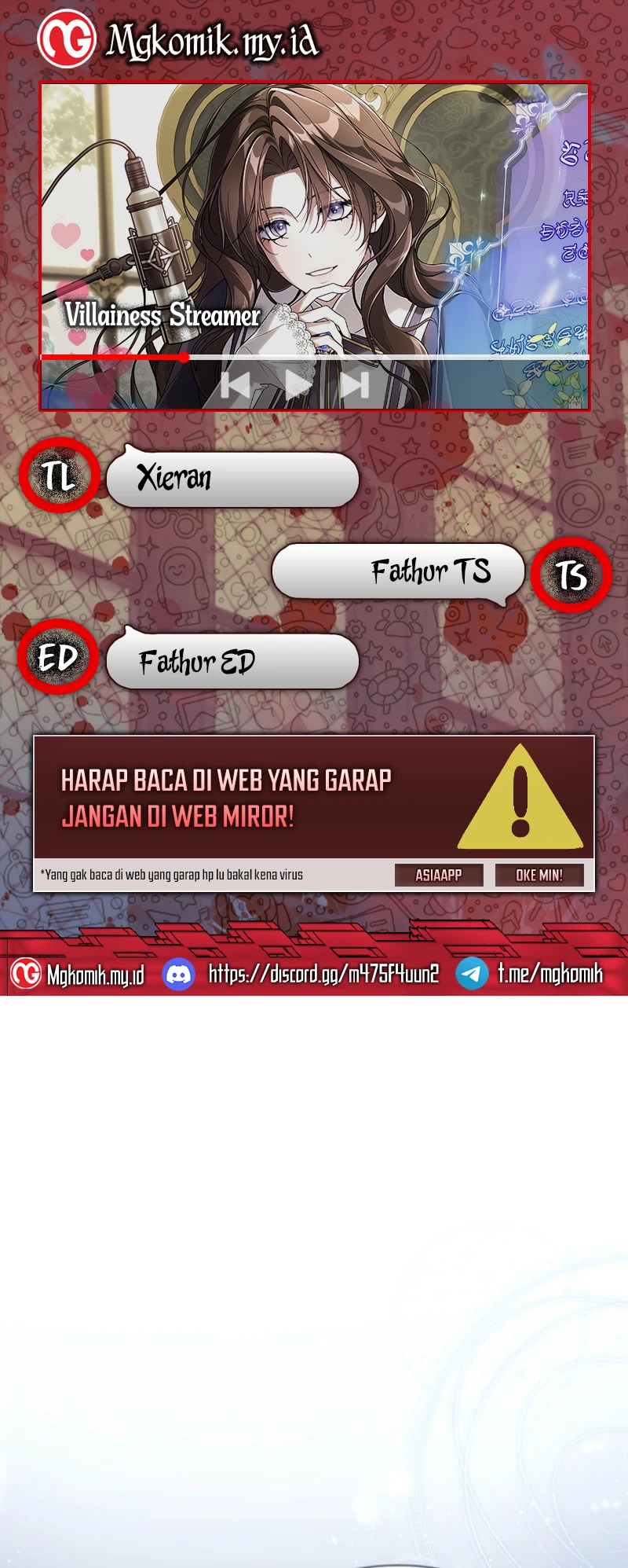 Baca Villainess Streamer - Chapter 26 halaman 1