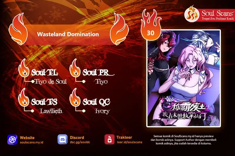 Baca Wasteland Domination (I Dominate the Apocalypse Through Cultivation) Chapter 30 - Halaman 1 Baca Wasteland Domination (I Dominate the Apocalypse Through Cultivation) - Chapter 30 halaman 1