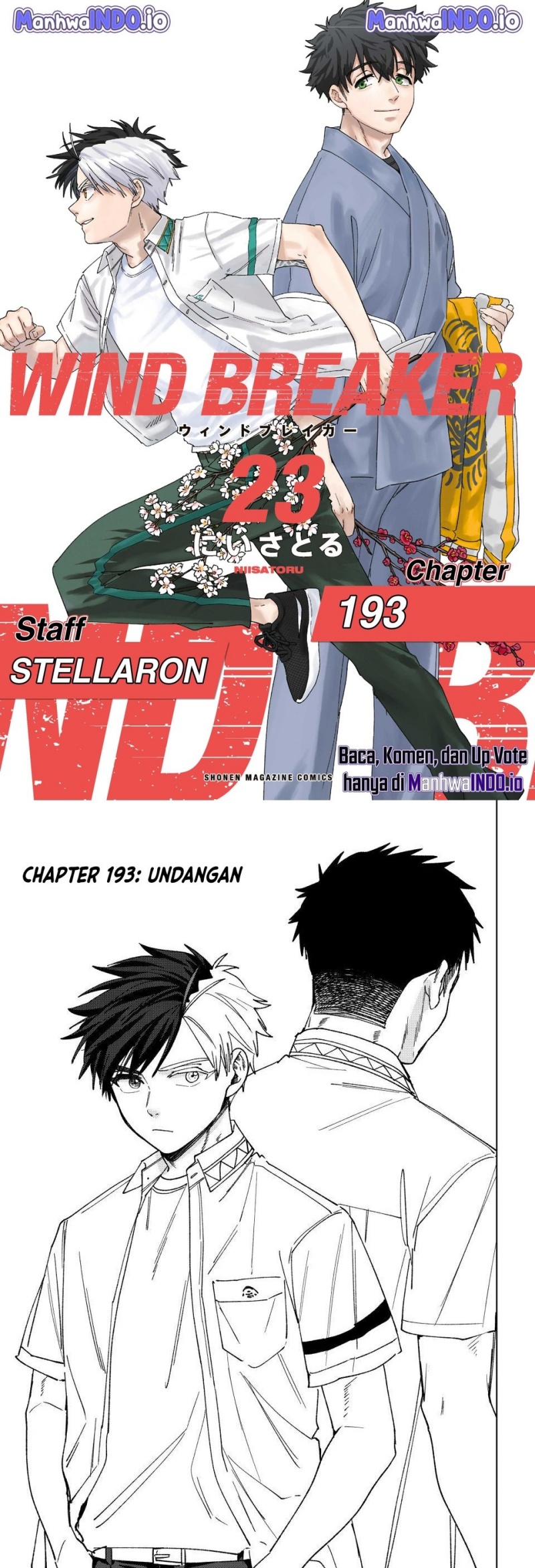 Baca Wind Breaker (NII Satoru) - Chapter 193 halaman 1