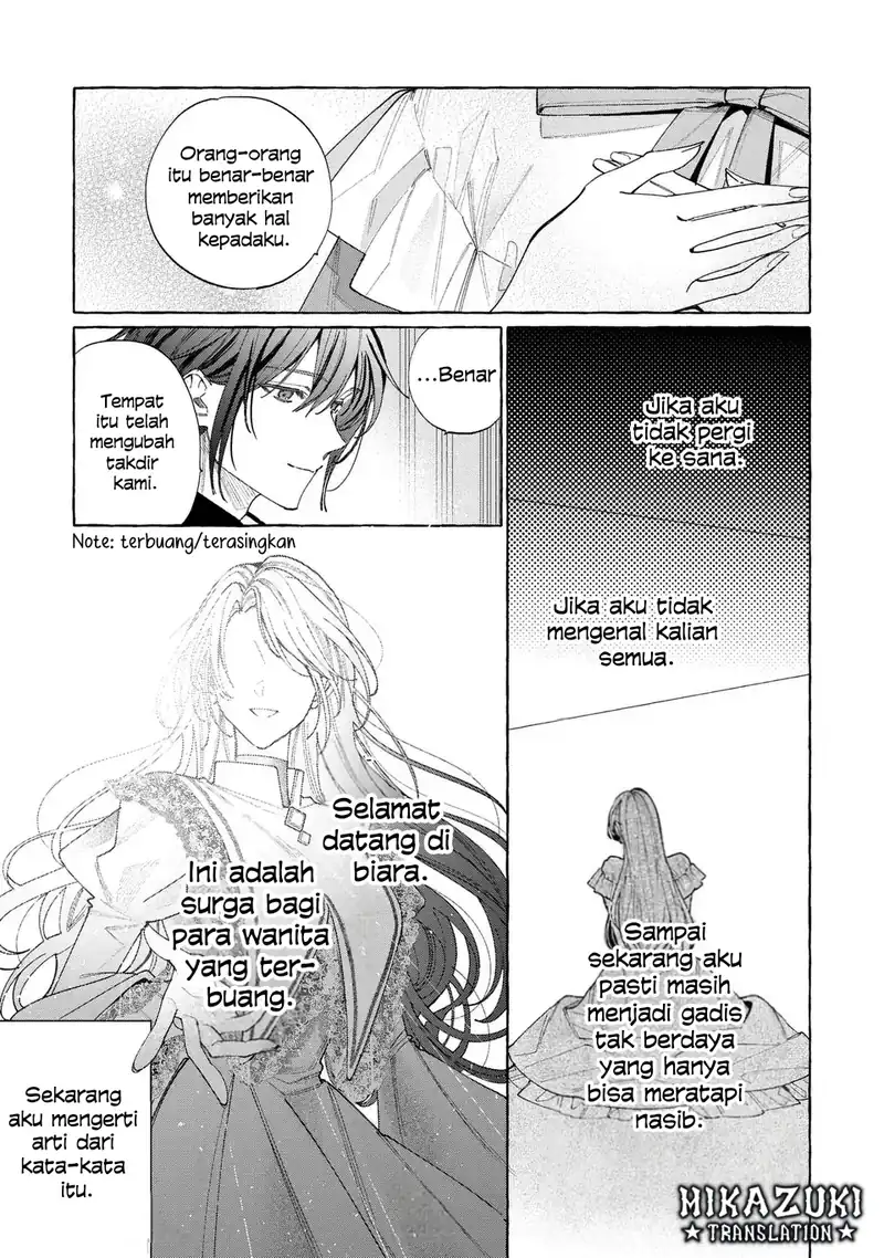 Baca Youkoso Shuudouin e, Koko wa Tsuihou sareta Onna-tachi no Rakuen yo - Chapter 03 halaman 22