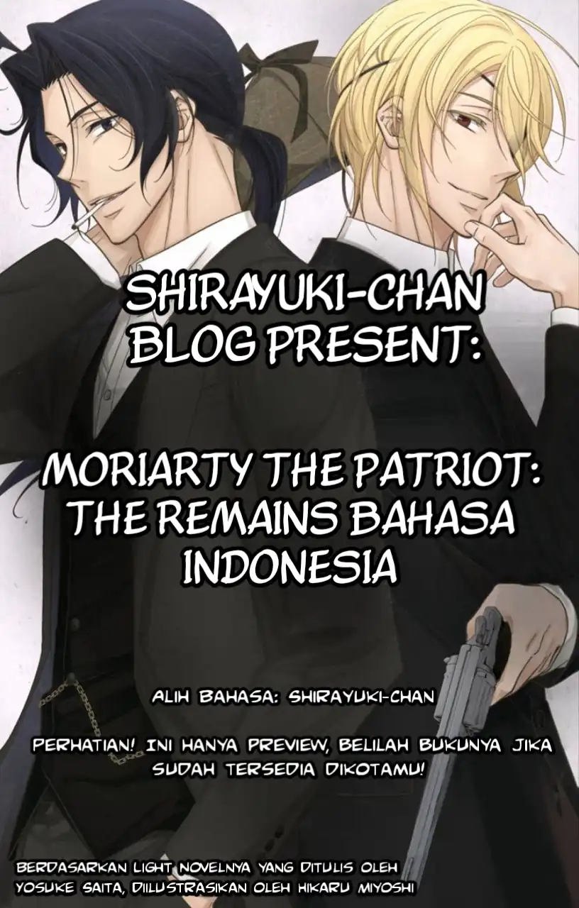 Baca Yuukoku no Moriarty: The Remains Chapter 09 - Halaman 1 Baca Yuukoku no Moriarty: The Remains - Chapter 09 halaman 1