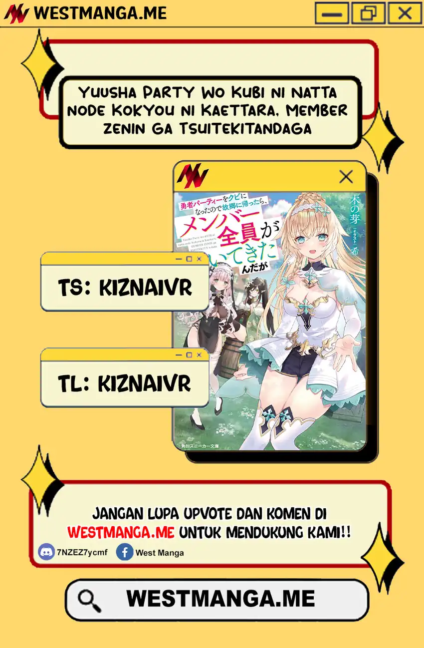 Baca Yuusha Party wo Kubi ni Natta node Kokyou ni Kaettara, Member Zenin ga Tsuitekitandaga - Chapter 07.2 halaman 1