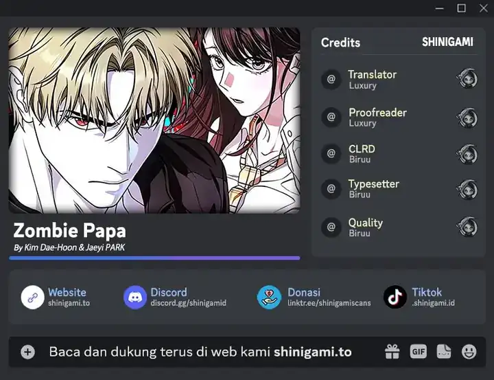 Baca Zombie Papa - Chapter 23 halaman 1