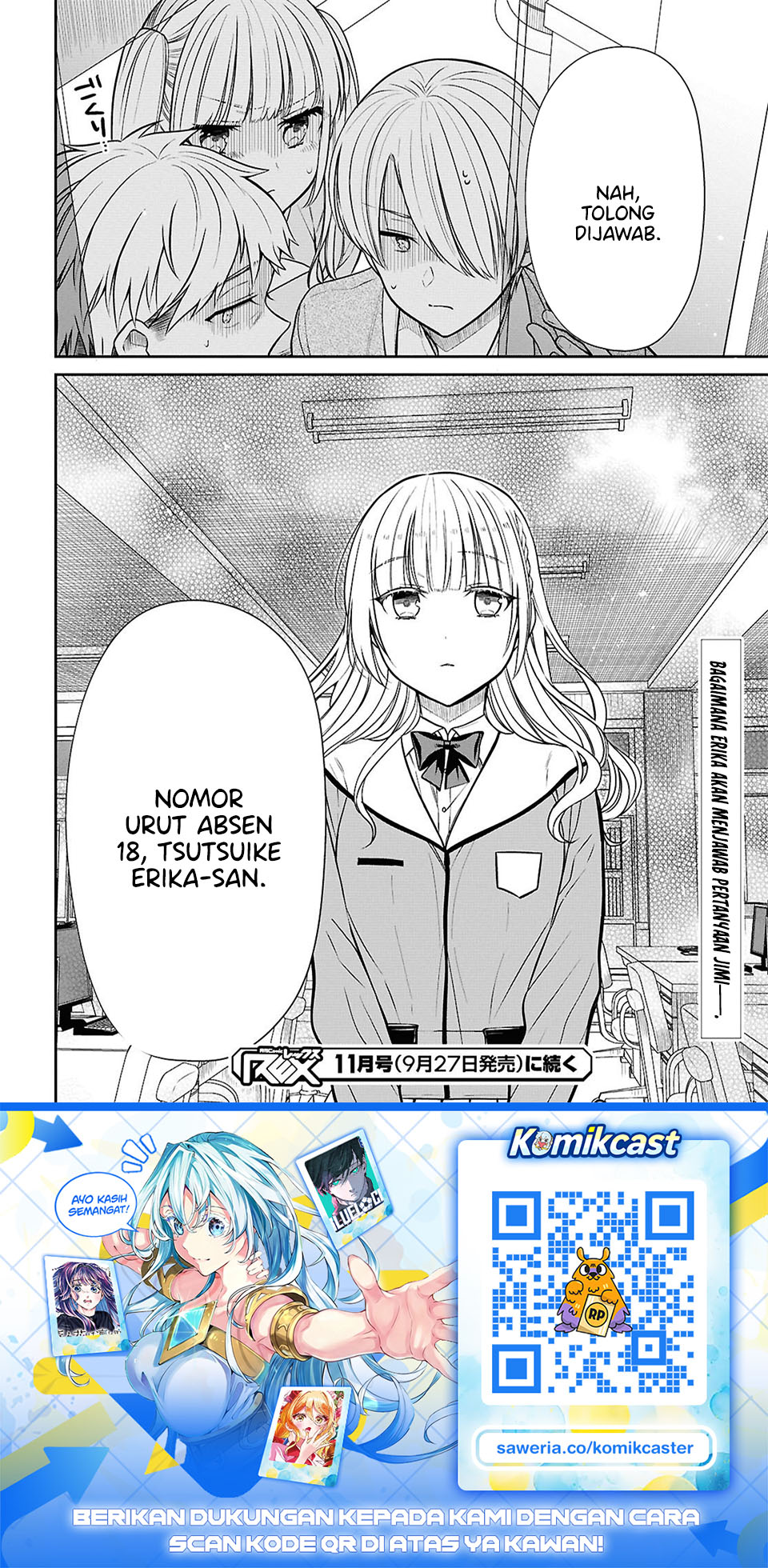 Baca 1-nen A-gumi no Monster - Chapter 87 halaman 24