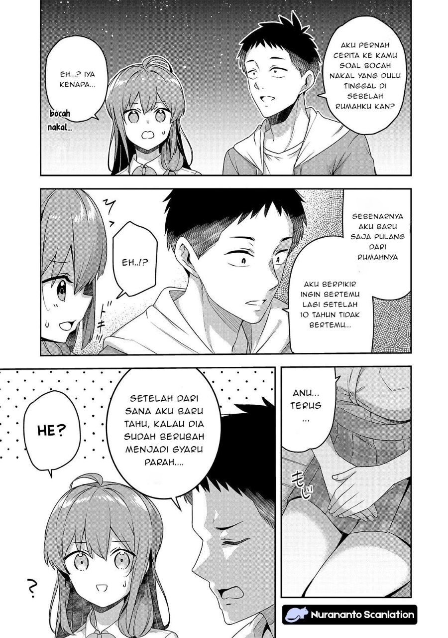 Baca 10-Nen Buri ni Saikai shita Kusogaki wa Seijun Bishoujo JK ni Seichou shiteita - Chapter 18.1 halaman 3