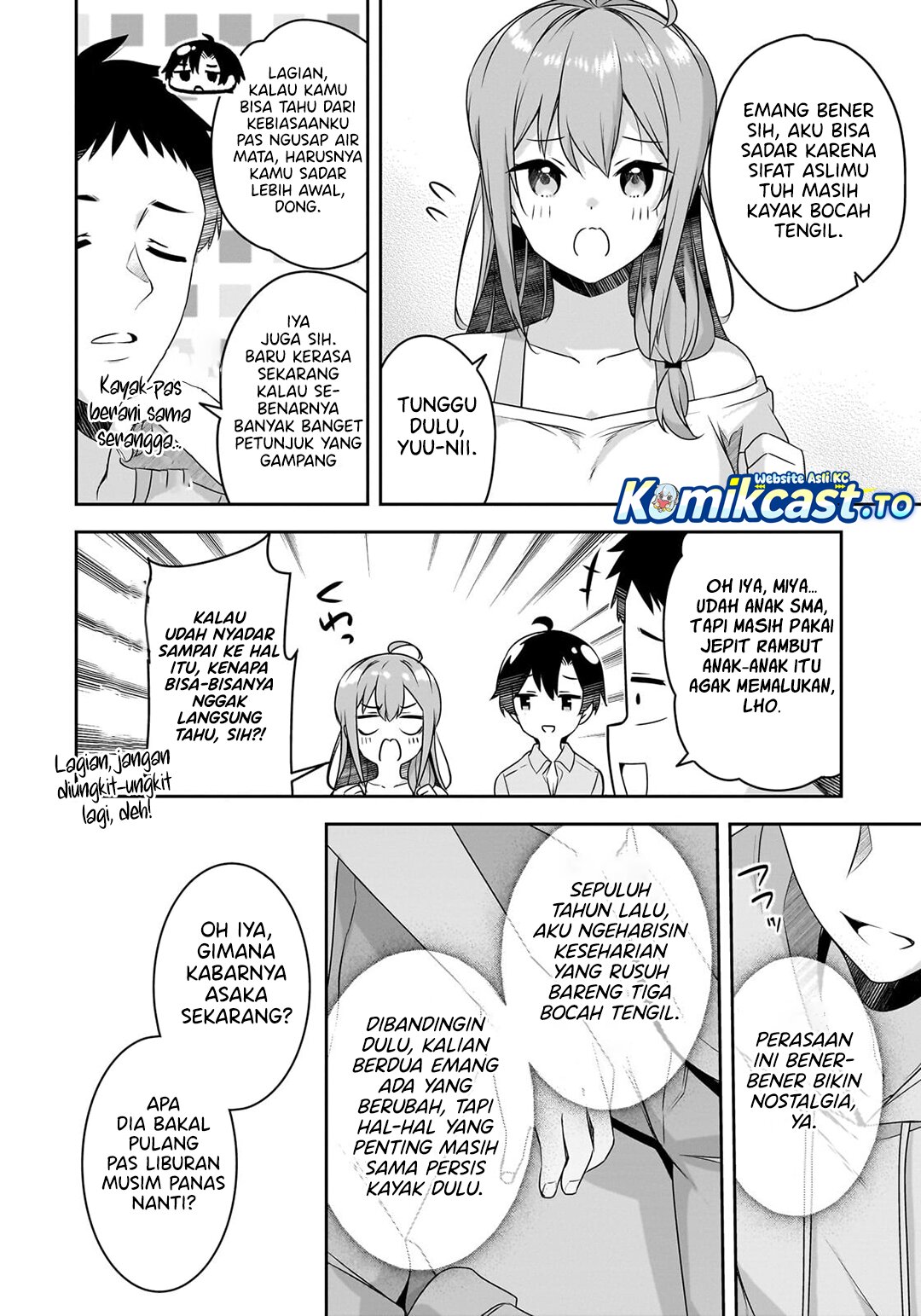 Baca 10-Nen Buri ni Saikai shita Kusogaki wa Seijun Bishoujo JK ni Seichou shiteita - Chapter 18.2 halaman 10