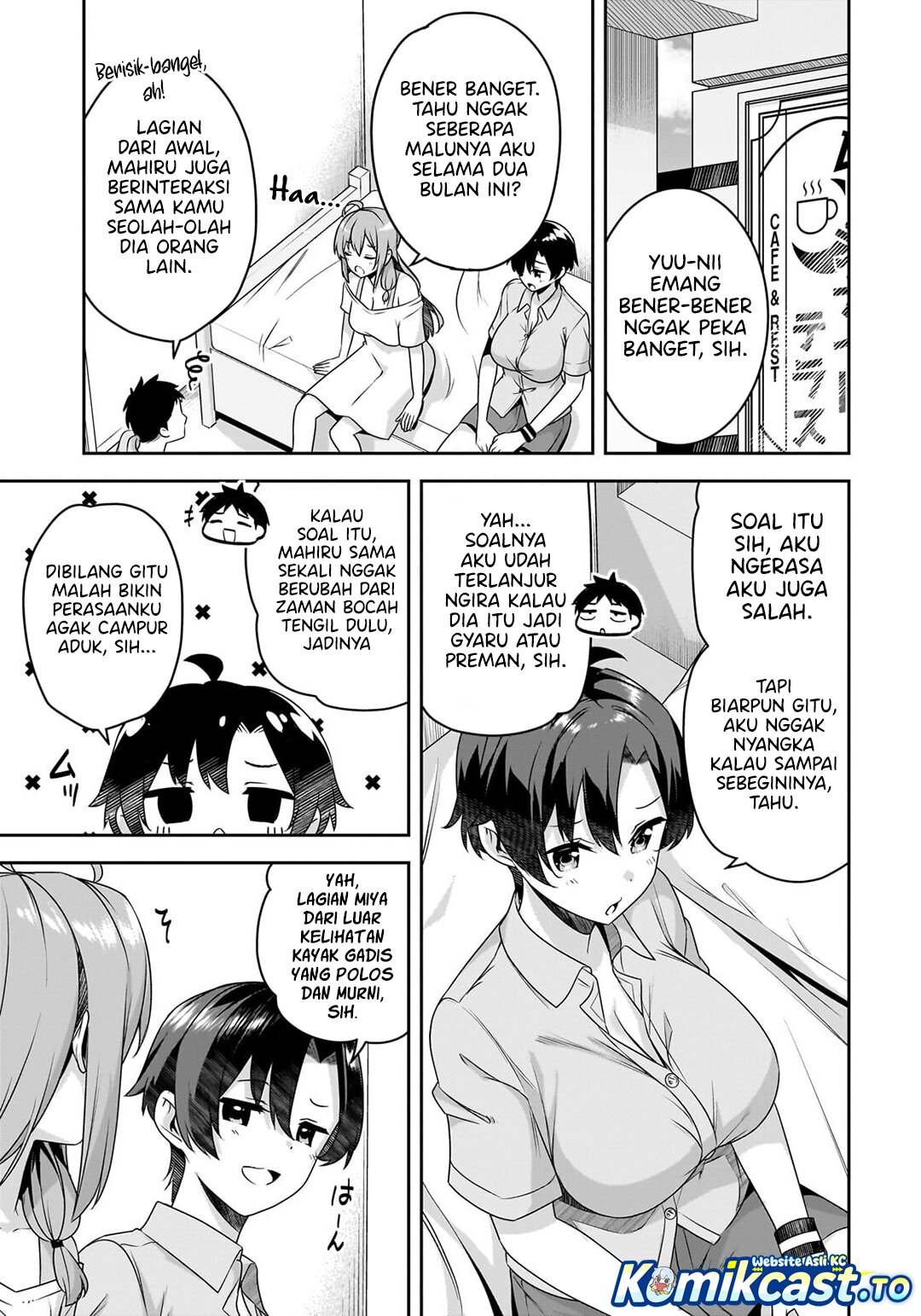 Baca 10-Nen Buri ni Saikai shita Kusogaki wa Seijun Bishoujo JK ni Seichou shiteita - Chapter 18.2 halaman 9