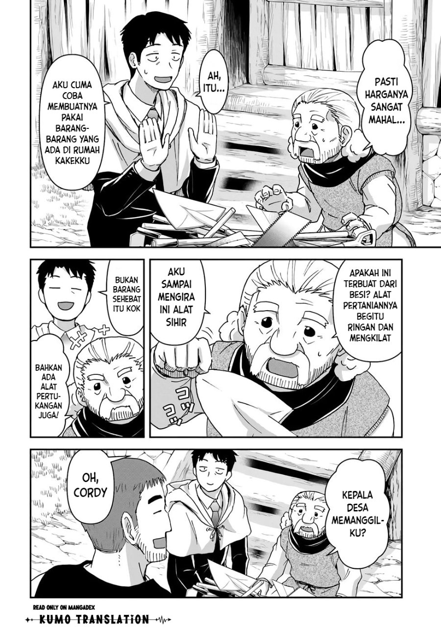 35-sai dokushin Yamada, isekai mura ni risou no sekando hausu o tsukuritai ~isekai to genjitsu no ii tokodori raifu~ Chapter 8 - Page 13