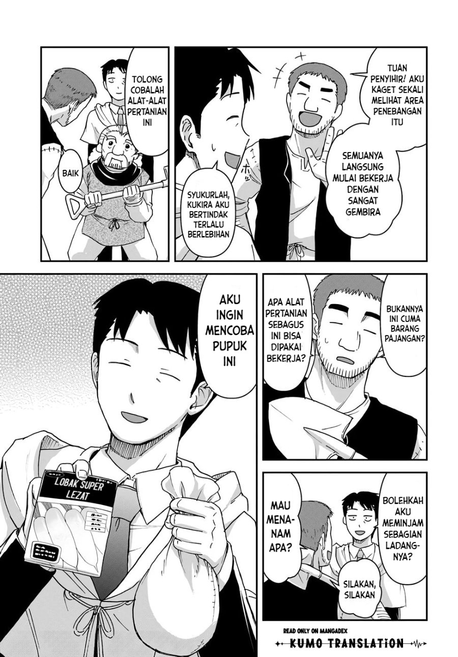 35-sai dokushin Yamada, isekai mura ni risou no sekando hausu o tsukuritai ~isekai to genjitsu no ii tokodori raifu~ Chapter 8 - Page 14