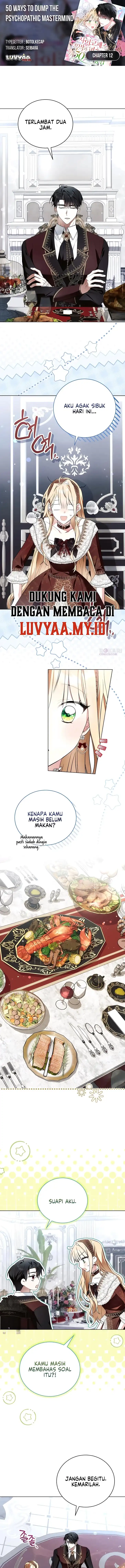 Baca 50 Ways to Dump the Psychopathic Mastermind - Chapter 12 halaman 1