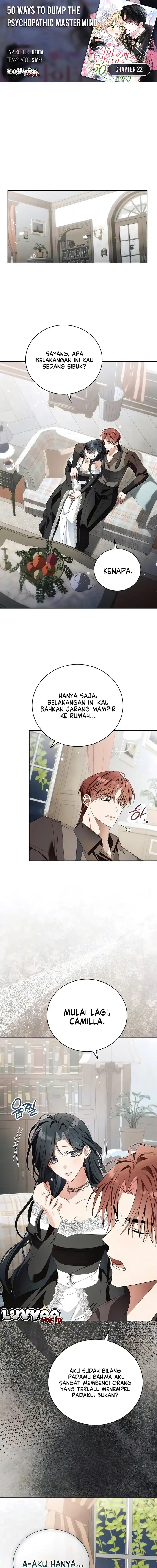 Baca 50 Ways to Dump the Psychopathic Mastermind - Chapter 22 halaman 1
