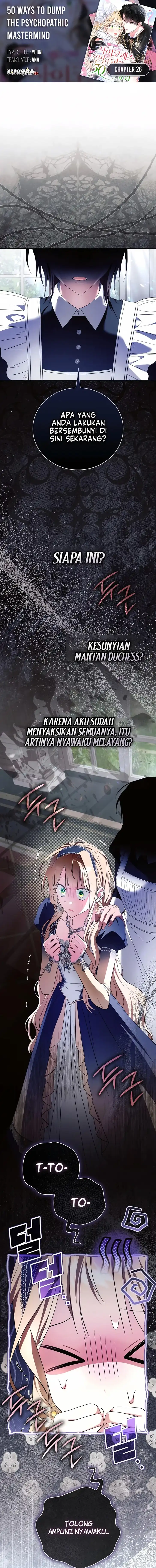 Baca 50 Ways to Dump the Psychopathic Mastermind - Chapter 26 halaman 1