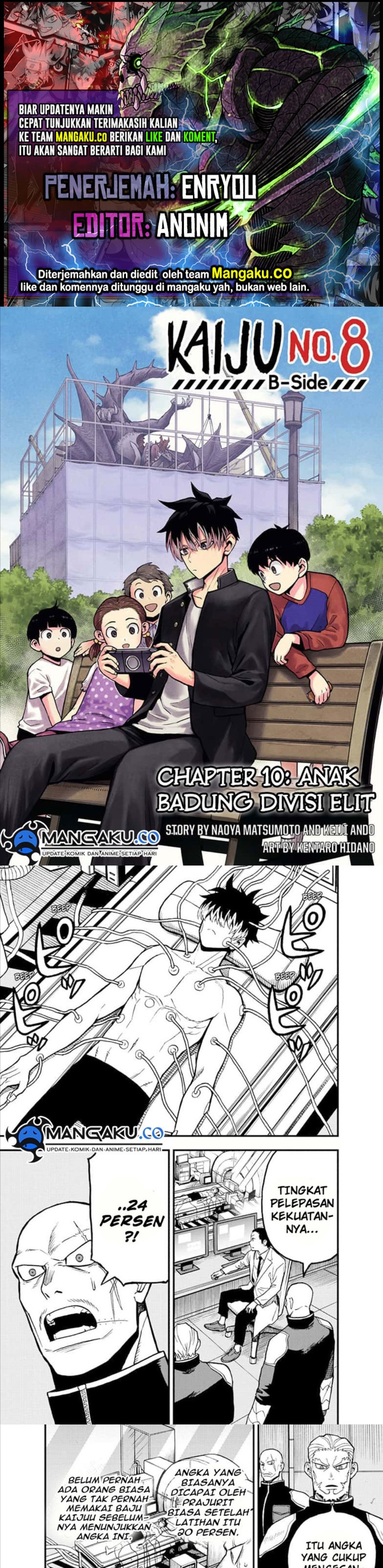 Baca 8Kaijuu B-Side - Chapter 10 halaman 1