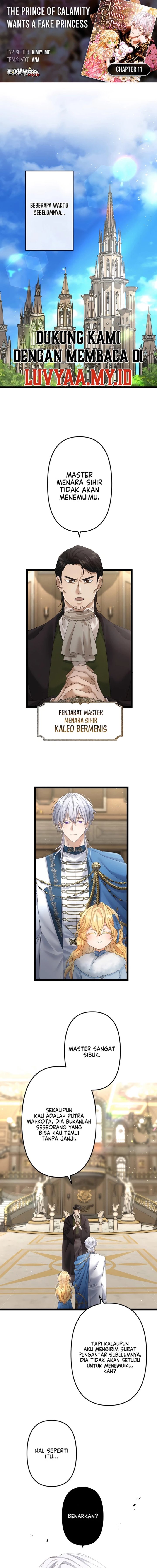 Baca The Calamity Prince Desires the Fake Princess Chapter 11 Bahasa Indonesia page 6