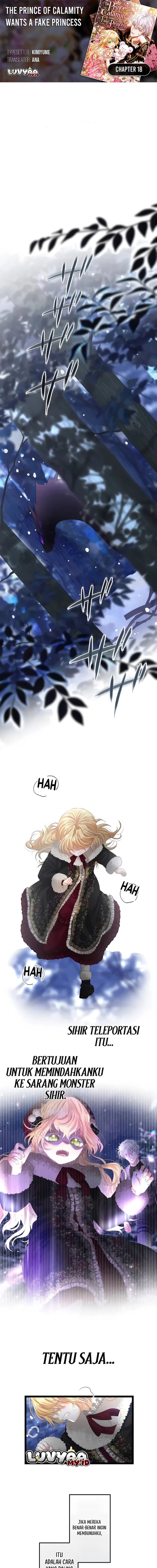 The Calamity Prince Desires the Fake Princess Chapter 18 - Page 1