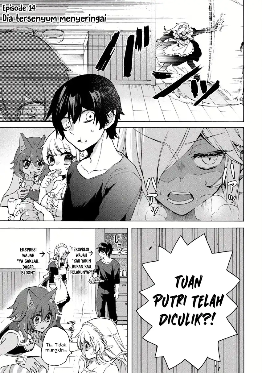 Baca “Kukuku… He is the weakest of the Four Heavenly Monarchs.” I was dismissed from my job but somehow I became the master of a hero and a holy maiden - Chapter 14.1 halaman 2