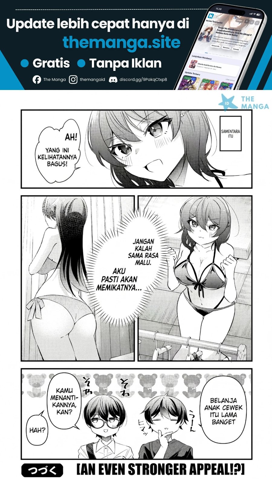 Baca “Osananajimi ga Hoshii” to Tsubuyaitara Yoku Issho ni Asobu Onna Tomodachi no Yousu ga Hen ni Nattanda ga Chapter 10 Bahasa Indonesia page 46
