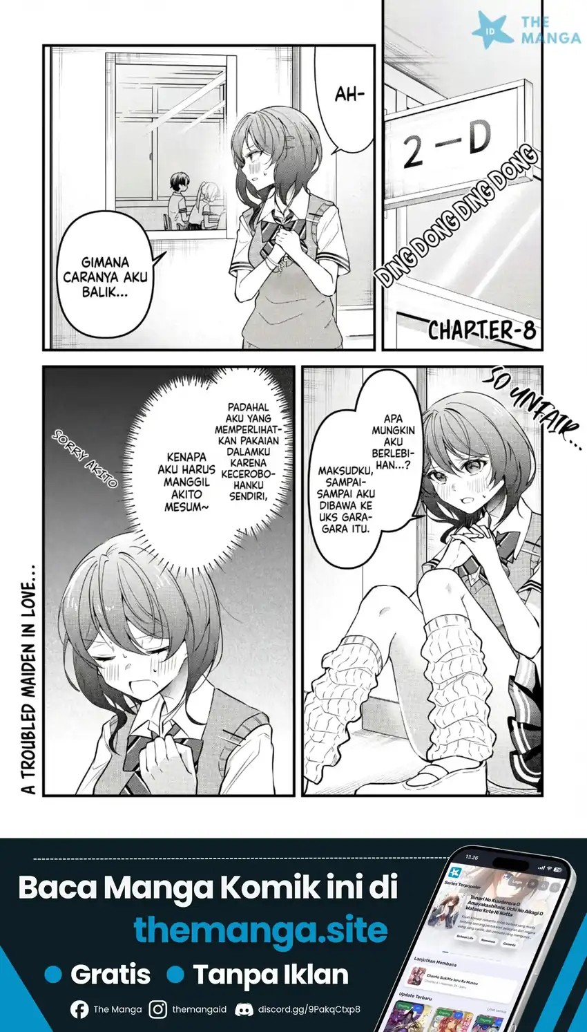 Baca “Osananajimi ga Hoshii” to Tsubuyaitara Yoku Issho ni Asobu Onna Tomodachi no Yousu ga Hen ni Nattanda ga Chapter 8 Bahasa Indonesia page 8