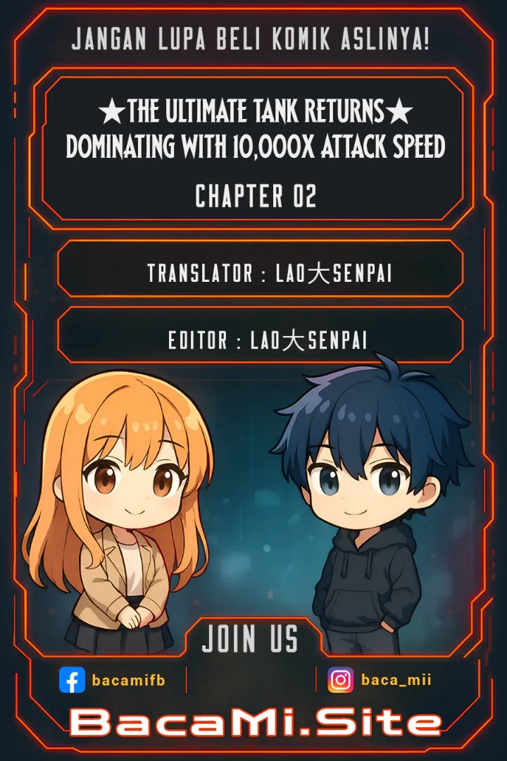 ★The Ultimate Tank Returns★ Dominating With 10,000x Attack Speed Chapter 2 - Page 1