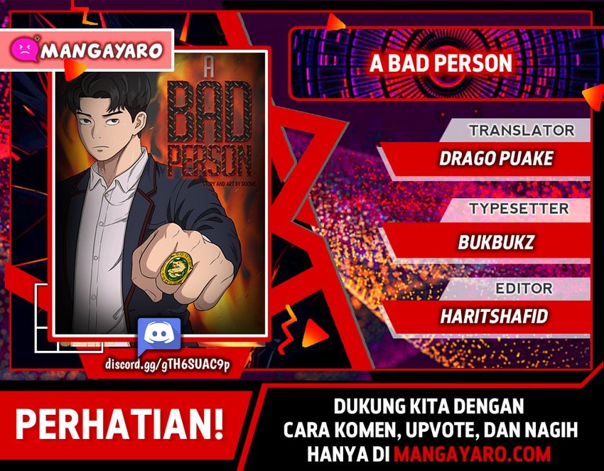 Baca A Bad Person (Bad Guy) - Chapter 33 halaman 1