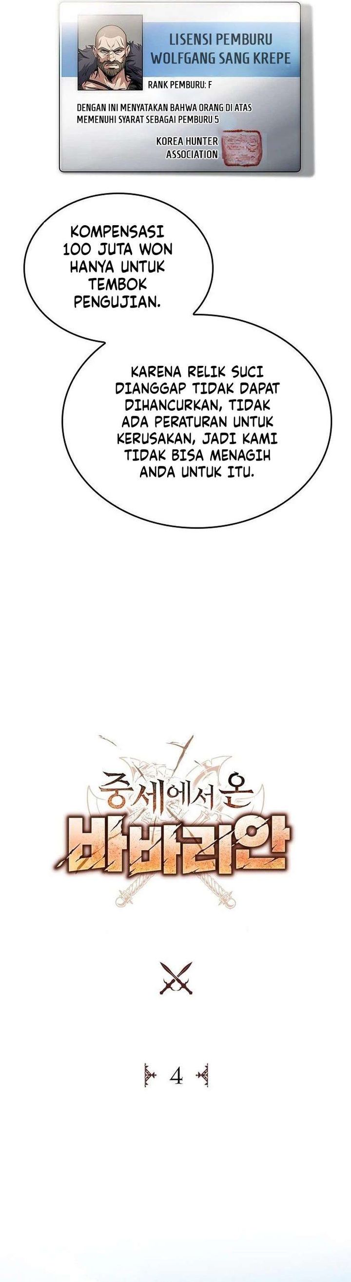 Baca A Barbarian From the Medieval Era Chapter 4 Bahasa Indonesia page 12