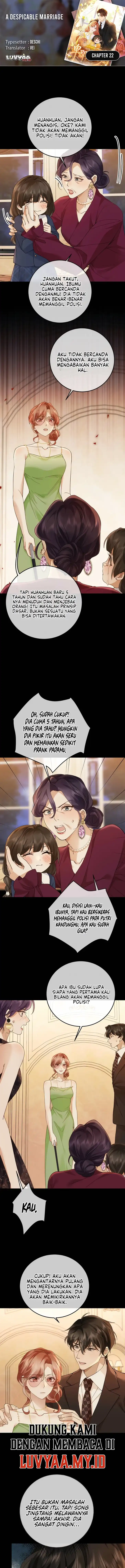 Baca A Despicable Marriage - Chapter 22 halaman 1