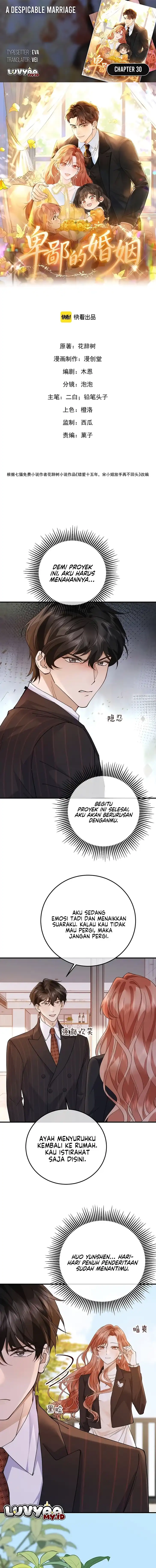 Baca A Despicable Marriage - Chapter 30 halaman 1