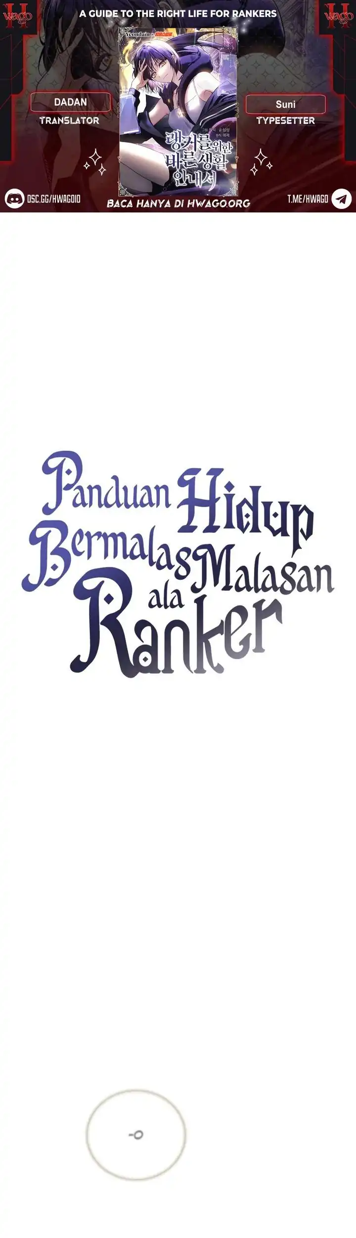A Guide to the Right Life for Rankers Chapter 12 - Page 1