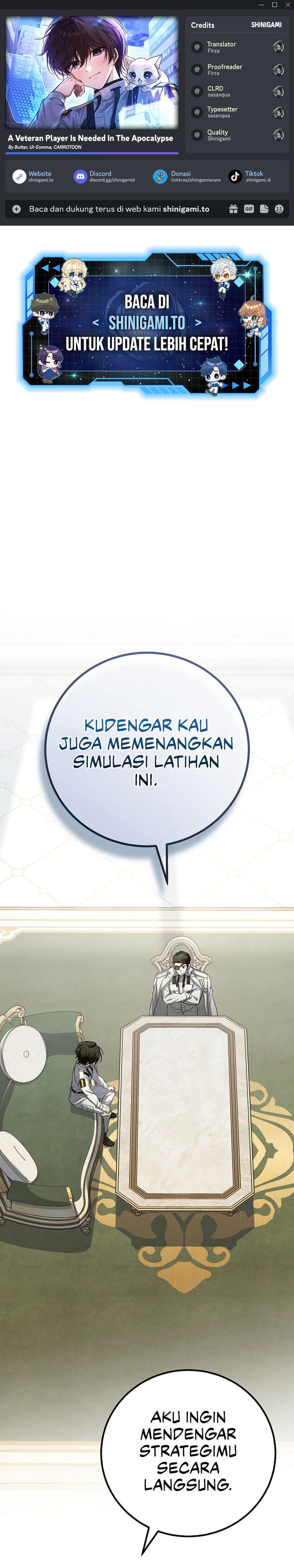Baca A Veteran Player Is Needed In The Apocalypse - Chapter 26 halaman 1