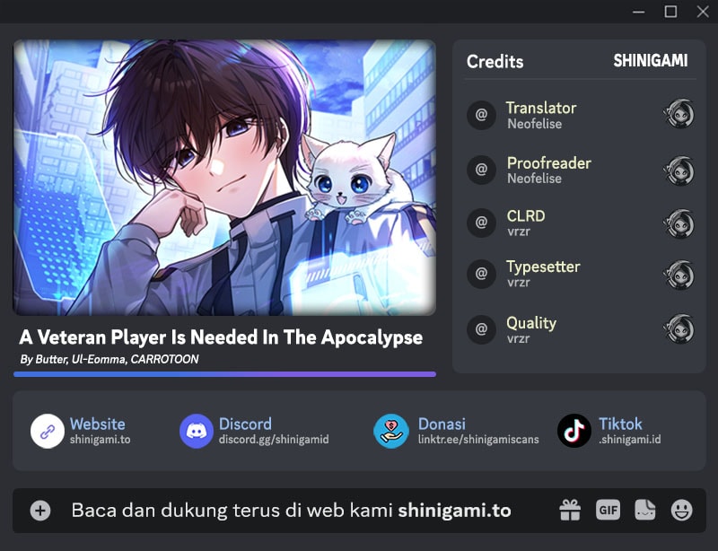 Baca A Veteran Player Is Needed In The Apocalypse - Chapter 9 halaman 1