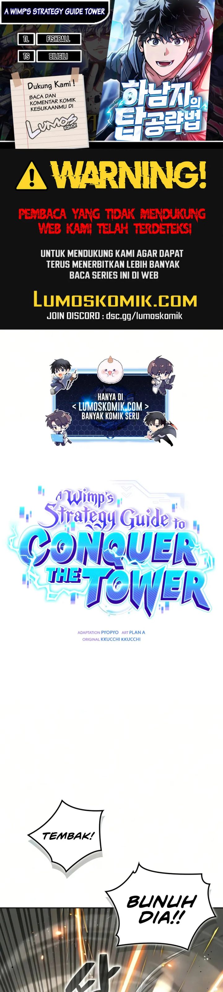 Baca A Wimp's Strategy Guide to Conquer the Tower - Chapter 27 halaman 1