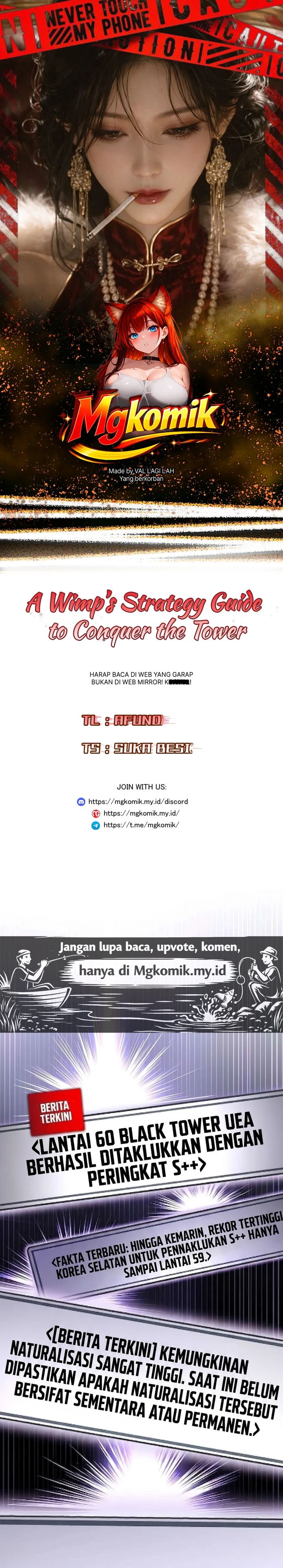 Baca A Wimp’s Strategy Guide to Conquer the Tower Chapter 40 Bahasa Indonesia page 6