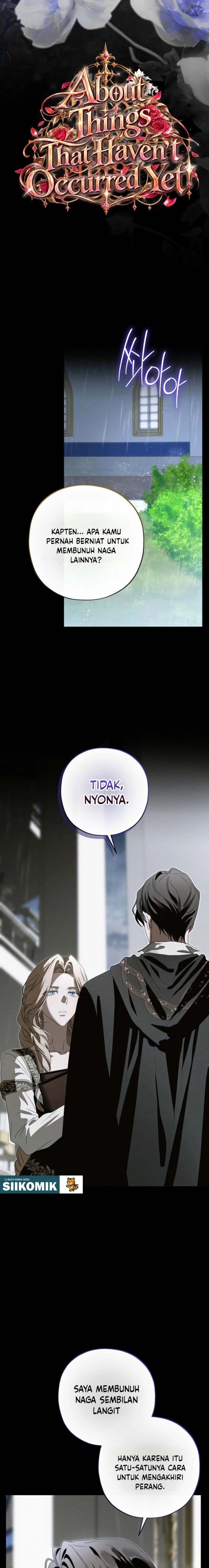 Baca About Things That Haven’t Occurred Yet Chapter 4 Bahasa Indonesia page 42