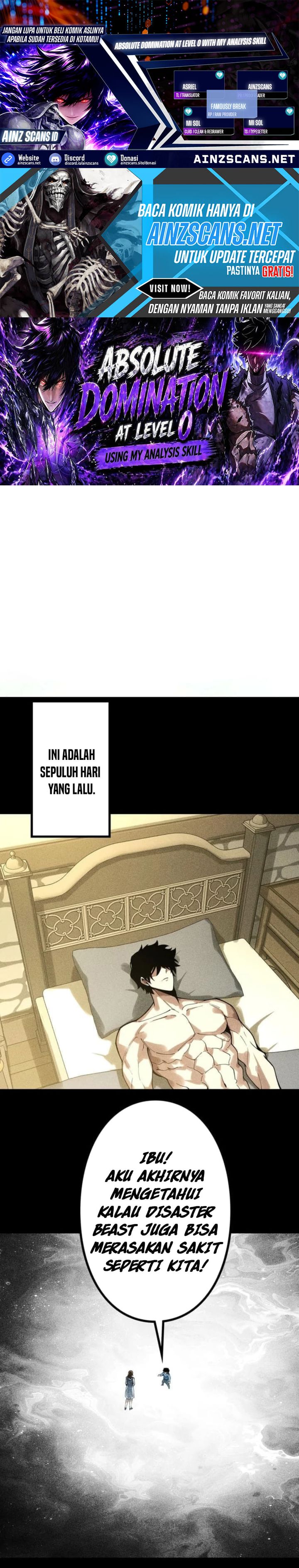 Baca Absolute Domination at Level 0 with My Analysis Skill - Chapter 25 halaman 1