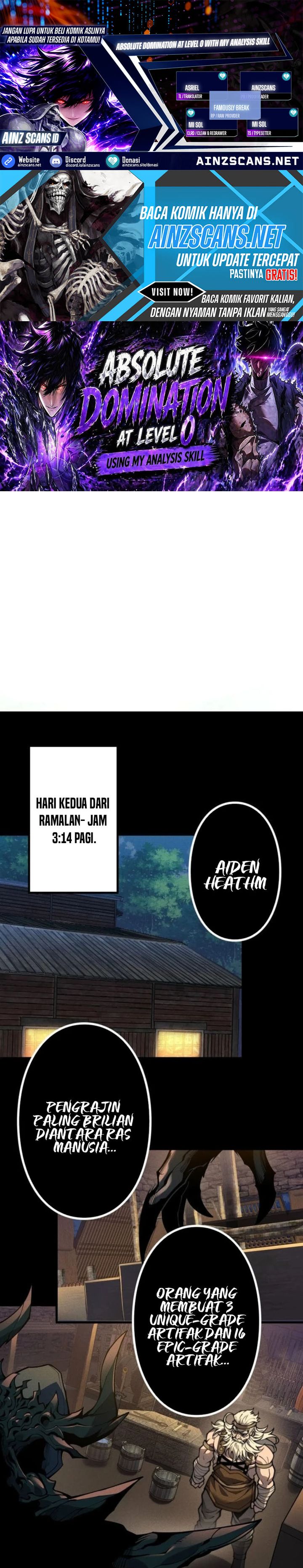 Baca Absolute Domination at Level 0 with My Analysis Skill - Chapter 28 halaman 1