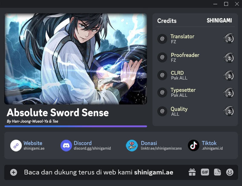 Baca Absolute Sword Sense - Chapter 183 halaman 1