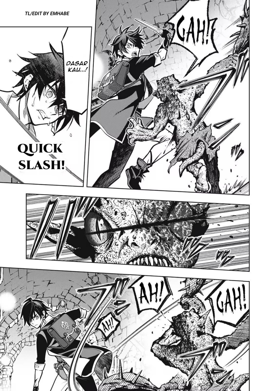Baca Academy Saikyou no Mob Healer: Shinigee Sekai no Mob ni Tensei Shita Ore wa, Hazure Job [Healer] to Gensaku Chishiki de Musou Suru - Chapter 1.2 halaman 13