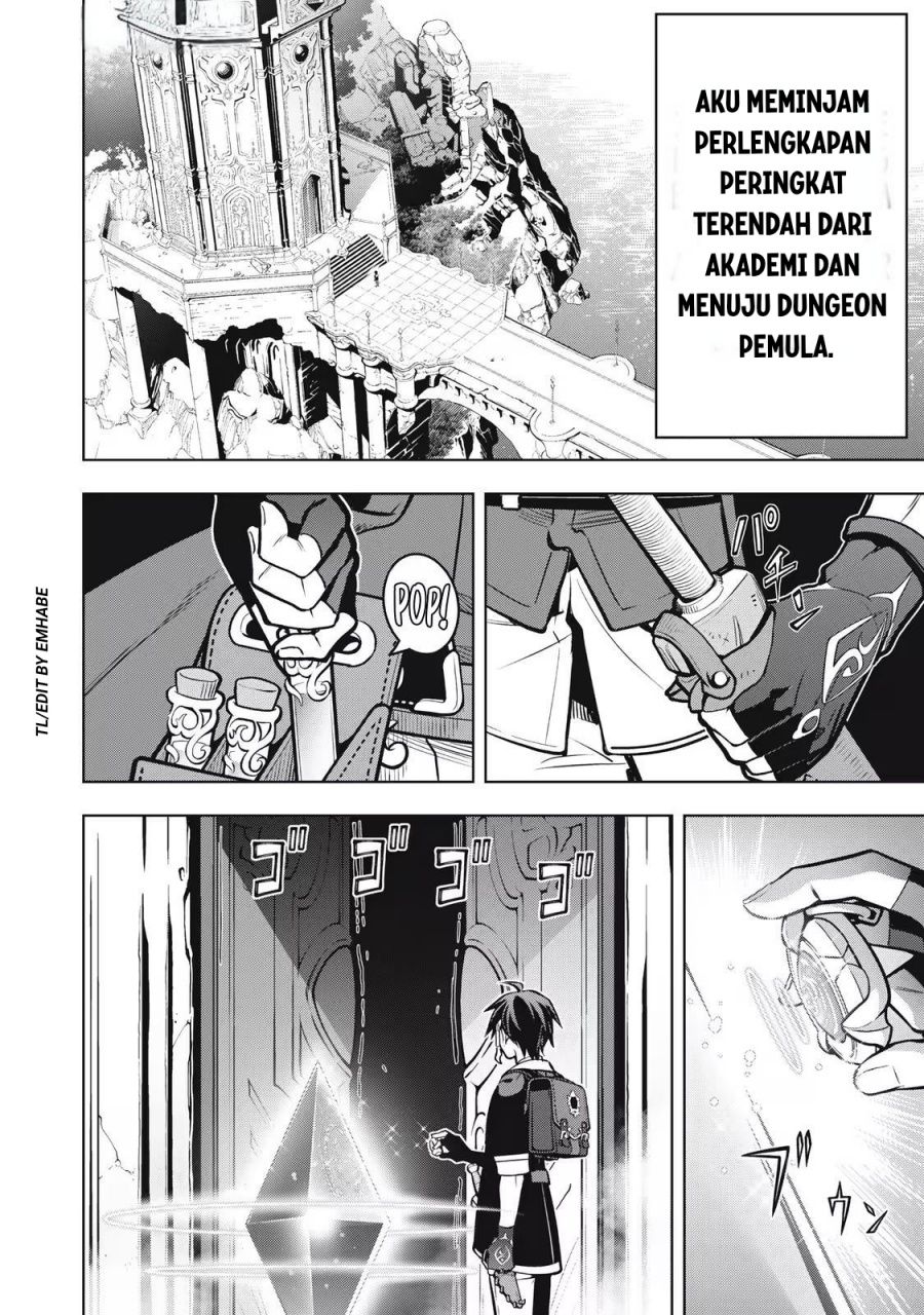 Baca Academy Saikyou no Mob Healer: Shinigee Sekai no Mob ni Tensei Shita Ore wa, Hazure Job [Healer] to Gensaku Chishiki de Musou Suru - Chapter 1.2 halaman 2