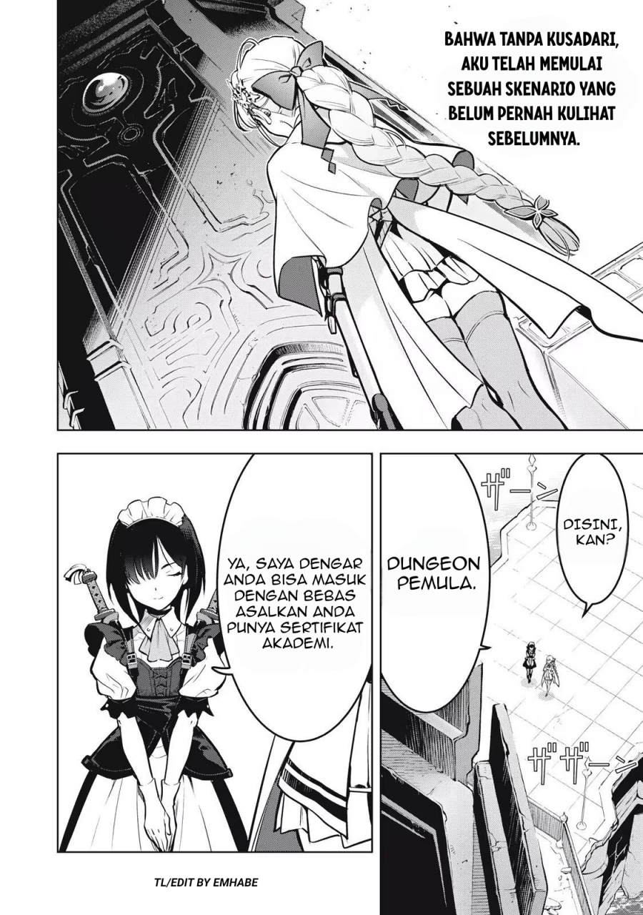 Baca Academy Saikyou no Mob Healer: Shinigee Sekai no Mob ni Tensei Shita Ore wa, Hazure Job [Healer] to Gensaku Chishiki de Musou Suru - Chapter 1.2 halaman 28