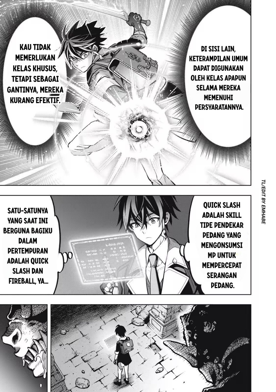 Baca Academy Saikyou no Mob Healer: Shinigee Sekai no Mob ni Tensei Shita Ore wa, Hazure Job [Healer] to Gensaku Chishiki de Musou Suru - Chapter 1.2 halaman 7