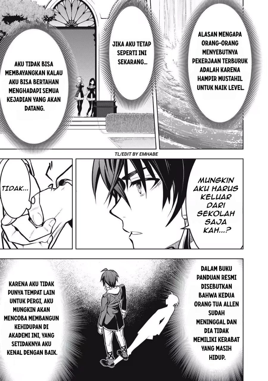 Baca Academy Saikyou no Mob Healer: Shinigee Sekai no Mob ni Tensei Shita Ore wa, Hazure Job [Healer] to Gensaku Chishiki de Musou Suru - Chapter 1 halaman 23