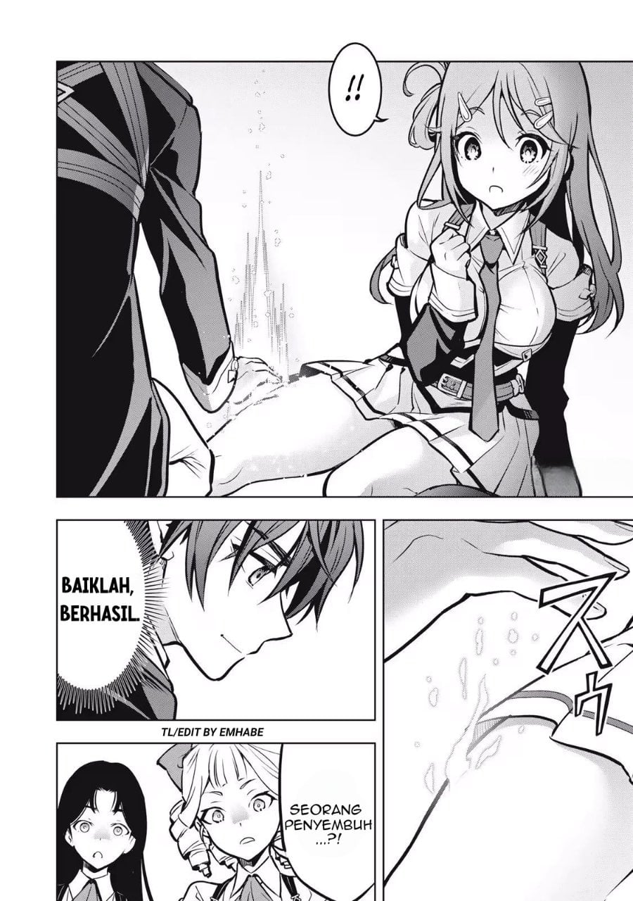 Baca Academy Saikyou no Mob Healer: Shinigee Sekai no Mob ni Tensei Shita Ore wa, Hazure Job [Healer] to Gensaku Chishiki de Musou Suru - Chapter 1 halaman 26
