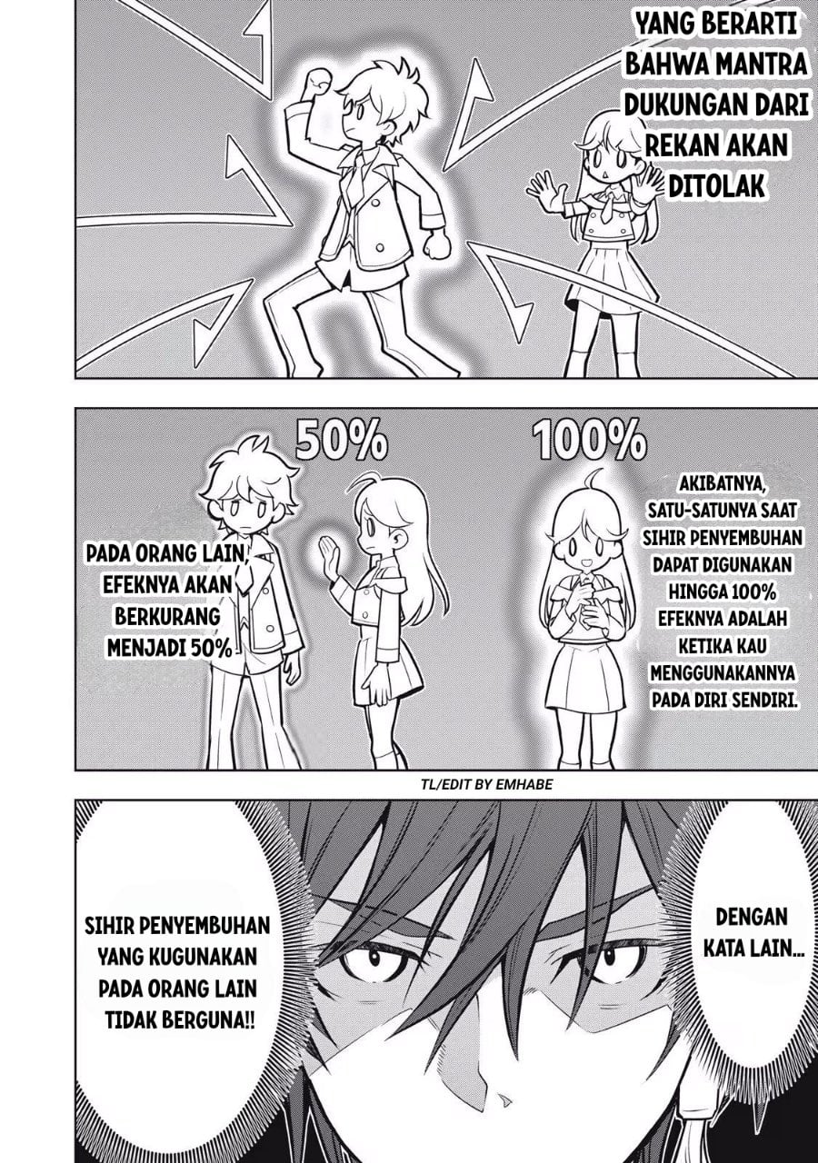 Baca Academy Saikyou no Mob Healer: Shinigee Sekai no Mob ni Tensei Shita Ore wa, Hazure Job [Healer] to Gensaku Chishiki de Musou Suru - Chapter 1 halaman 32