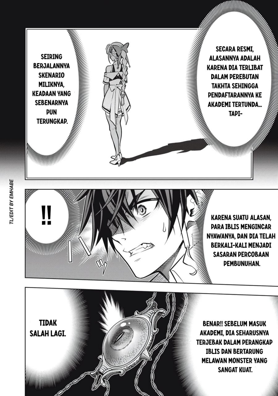 Baca Academy Saikyou no Mob Healer: Shinigee Sekai no Mob ni Tensei Shita Ore wa, Hazure Job [Healer] to Gensaku Chishiki de Musou Suru - Chapter 2.2 halaman 4