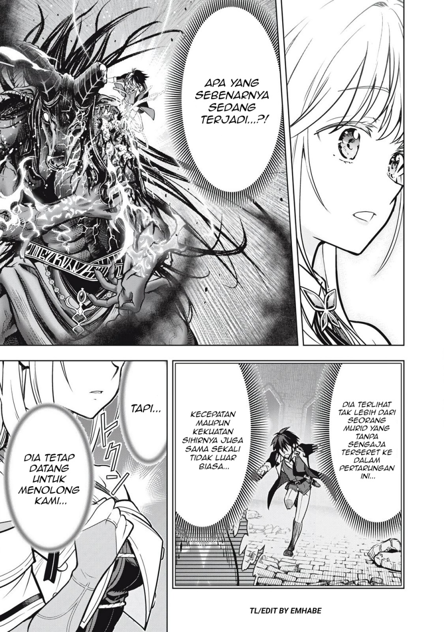 Baca Academy Saikyou no Mob Healer: Shinigee Sekai no Mob ni Tensei Shita Ore wa, Hazure Job [Healer] to Gensaku Chishiki de Musou Suru - Chapter 3.1 halaman 16