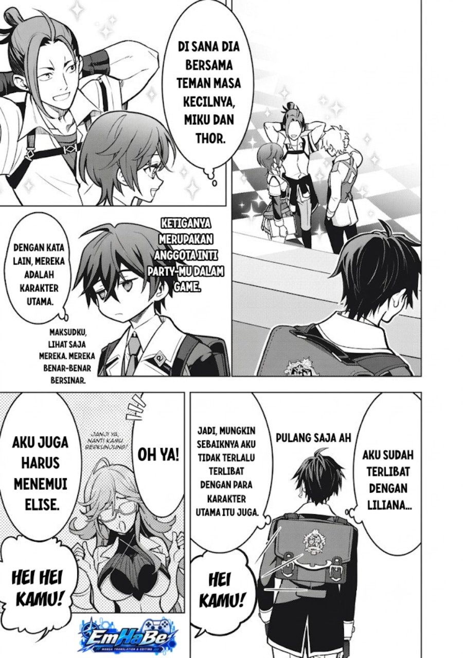 Academy Saikyou no Mob Healer: Shinigee Sekai no Mob ni Tensei Shita Ore wa, Hazure Job [Healer] to Gensaku Chishiki de Musou Suru Chapter 5.1 - Page 15