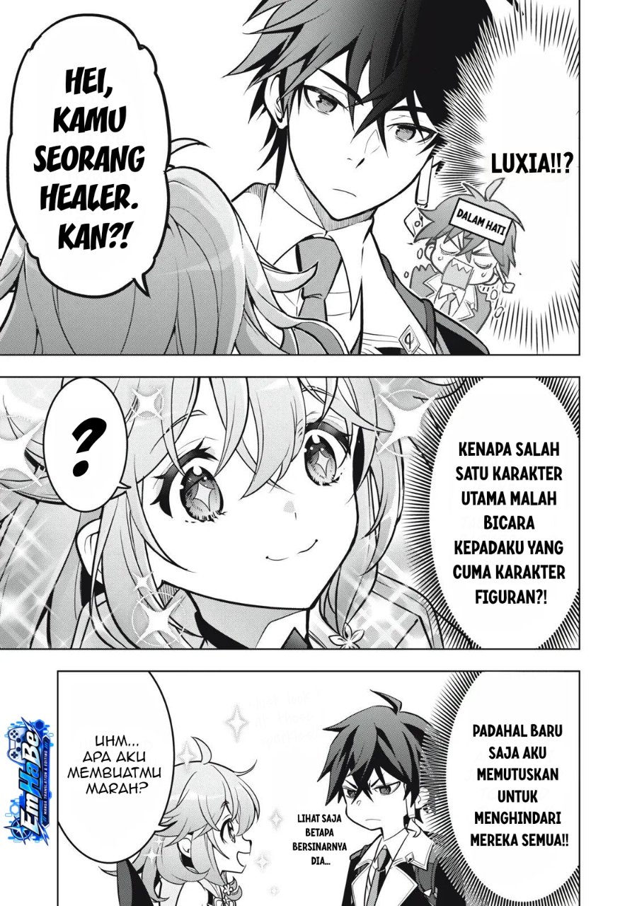 Academy Saikyou no Mob Healer: Shinigee Sekai no Mob ni Tensei Shita Ore wa, Hazure Job [Healer] to Gensaku Chishiki de Musou Suru Chapter 5.1 - Page 17