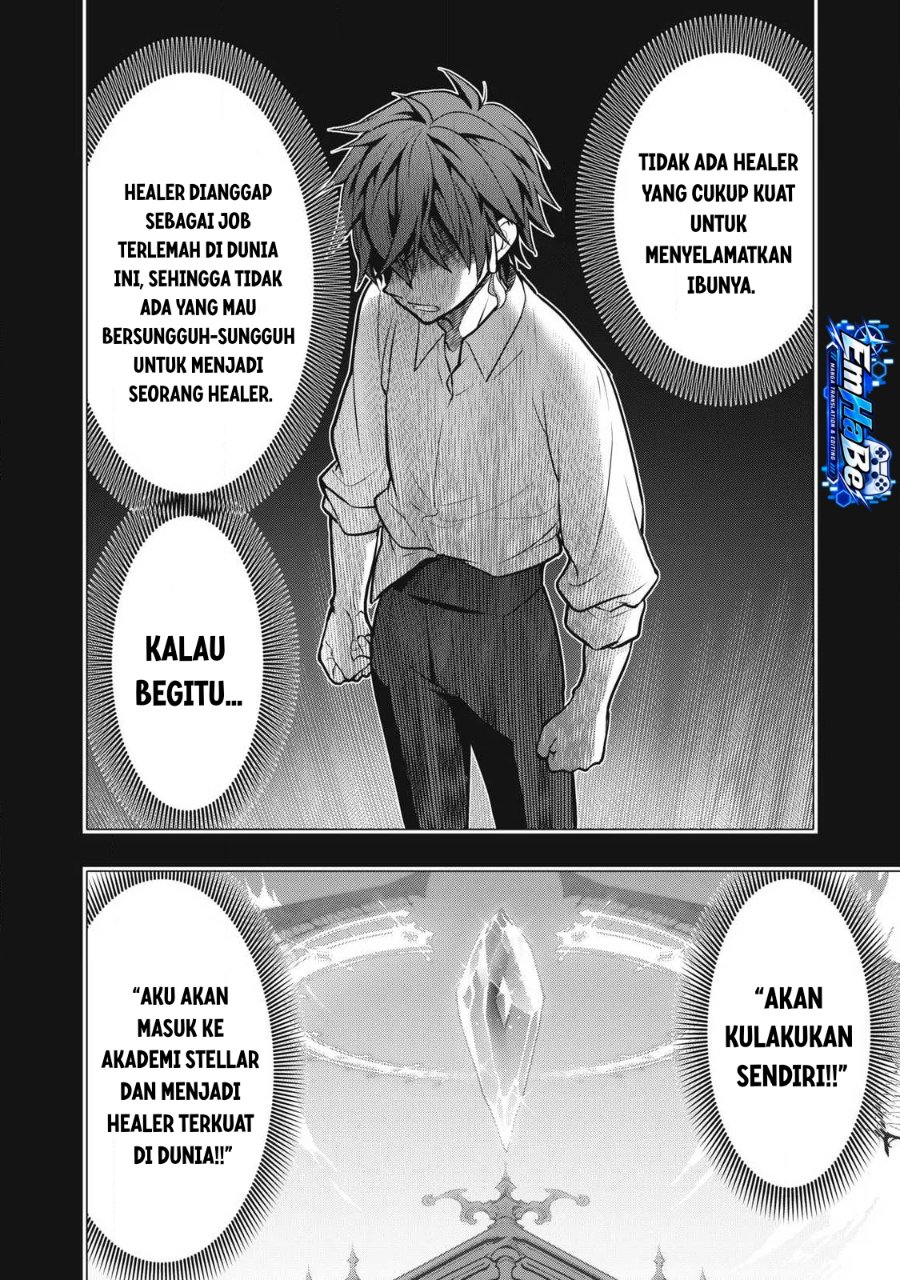 Academy Saikyou no Mob Healer: Shinigee Sekai no Mob ni Tensei Shita Ore wa, Hazure Job [Healer] to Gensaku Chishiki de Musou Suru Chapter 5.2 - Page 12